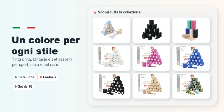 Colercolar è online: colore, comfort e praticità in ogni fasciatura
